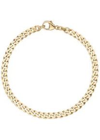 Panzerarmband Jobo "Armband Panzer 4,6 mm", gelbgold 333, Armb&auml;nder, Damen, 21cm, Gelbgold 333, Panzerarmband, 333 Gold 21 cm