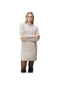 Strickkleid Zero "Damen mit Stehkragen", Damen, Gr. 44, Normalgr&ouml;&szlig;en, beige melange, Strick, Obermaterial: 58% Polyester, 30% Polyacryl, 10% Wolle, 2% Elasthan, unifarben, figurbetont lang, weit B&uuml;ndchen krempelbar, Kleider Strickkleid, Plain/ohne Details