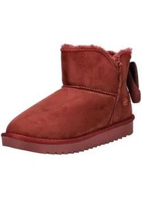 Stiefelette Dockers BY GERLI "Dockers by Gerli Stiefelette Lederimitat", Damen, Gr. 37, dunkelrot, Lederimitat, Schuhe Stiefelette