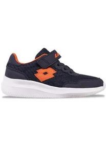 Sneaker Lotto, Damen, Gr. 26, navy, orange, Kunstfaser, Synthetik, Mesh, mehrfarbig, Schuhe Sneaker, - besonders leicht & bequem