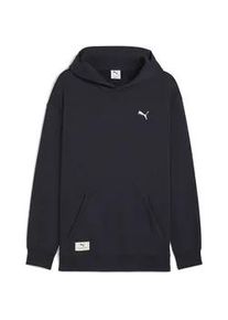 Hoodie Puma "Puma Class Relaxed Hoodie Herren", Herren, Gr. XS, new navy blau, Obermaterial: 34% Polyester, 66% Baumwolle; &Auml;rmel: 23% Polyester, 77% Baumwolle; Kapuze: 77% Baumwolle, 23% Polyester; Rippe: 3% Elasthan, 97% Baumwolle, relaxed fit, Sweatshirts Hoodie