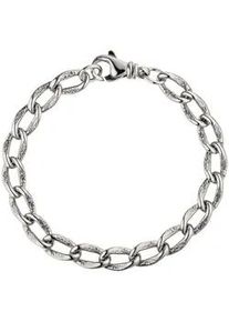 Panzerarmband Jobo "Herrenarmband 7,3 mm", silber 925, Armb&auml;nder, Herren, 19cm, Silber 925 (Sterlingsilber), Panzerarmband, 925 Silber mit Struktur 19 cm