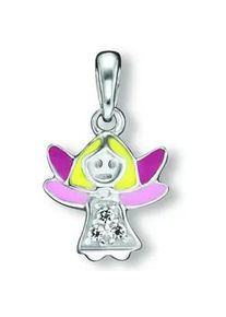 Kettenanh&auml;nger ONE ELEMENT "Zirkonia Engel Anh&auml;nger aus 925 Silber", silber, Schmuckanh&auml;nger, M&auml;dchen, Silber 925 (Sterlingsilber), Kettenanh&auml;nger, Pers&ouml;nlicher Akzent &ndash; schlicht, modern, aussagekr&auml;ftig