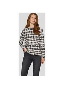 Print-Shirt Rabe "T-Shirt", Damen, Gr. 46, schwarz, 76%Baumwolle, 16%Polyester, 8%Elastan, gerade, Shirts