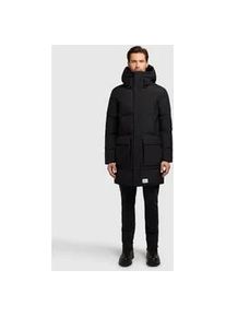 Steppmantel Khujo "WINER3", Herren, Gr. XL, schwarz, 100% Polyester, unifarben, eingesetzt gerader Abschluss mit innenliegendem Gummizug, M&auml;ntel Steppmantel