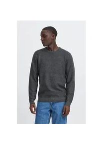 Strickpullover Blend "BHDana", Damen, Gr. M, iron gate, Grobstrick, 50% Polyester, 45% Polyacryl, 5% Wolle, meliert, Basic, normal normal, Rundhals, Pullover Strickpullover, Klassischer Grobstrickpullover