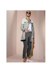 Lederimitat-Blazer Mainpol "Lederimitat-Blazer", Herren, Gr. 46, kalkmint, zartmint, 100% Polyester, Blazer