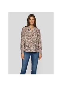 Klassische Bluse Rabe "Bluse", Damen, Gr. 44, grau, 85%Viskose, 15%Polyamid, gerade, Blusen