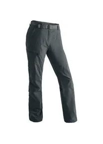 Funktionshose Maier Sports "Lulaka", Damen, Gr. 54, Normalgr&ouml;&szlig;en, grau, 90% Polyamid, 10% Elasthan, Hosen Funktionshose, Damen Wanderhose, atmungsaktive Outdoor-Hose mit Roll up Funktion