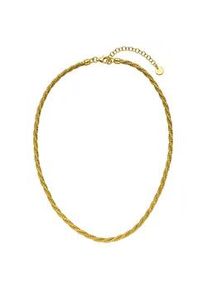 Kette ohne Anh&auml;nger Jobo "verschlungen", vergoldet, Halsketten, Damen, Silber 925 (Sterlingsilber), L: 47, 925 Silber 47 cm