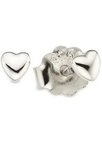 Paar Ohrstecker "Silberohrstecker Herz", silberfarben, ANISTON JEWELRY & WATCHES, Ohrringe, Damen, Silber 925 (Sterlingsilber)