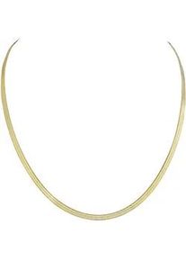 Collierkettchen Celesta, gelb, Halsketten, Damen, 45cm, Silber 925 (Sterlingsilber), L: 42 B: 3mm, gl&auml;nzend, B:3mm