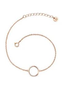 Glanzst&uuml;cke M&uuml;nchen Gliederarmband GLANZST&Uuml;CKE M&Uuml;NCHEN "A1333", rosa (ros&eacute;gold), Armb&auml;nder, Damen, Silber 925 (Sterlingsilber), Gliederarmband, aus Sterling Silber