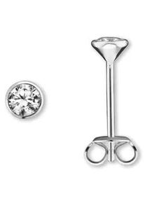 Paar Ohrh&auml;nger ONE ELEMENT "Zirkonia Zarge Ohrringe Ohrstecker aus 925 Silber", silber, Ohrringe, Damen, Damen, Silber 925 (Sterlingsilber), Sorgf&auml;ltig verarbeitet &ndash; langlebig & angenehm im Alltag
