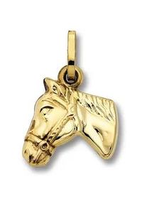 Kettenanh&auml;nger ONE ELEMENT "Pferd Anh&auml;nger aus 333 Gelbgold", gold, Schmuckanh&auml;nger, M&auml;dchen, Pferd, Gelbgold 333 Gold, Gelbgold 333, Gold, Kettenanh&auml;nger, Symbolische Note &ndash; harmonisch gestaltet mit Liebe zum Detail