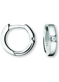 Paar Creolen ONE ELEMENT "Zirkonia Ohrringe Creolen aus 925 Silber", silber, Ohrringe, Damen, Damen,mit Zirkonia, Silber 925 (Sterlingsilber), Bedeutungsvoll & zeitlos &ndash; ein Begleiter mit Pers&ouml;nlichkeit