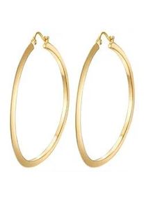 Lulu & Jane Paar Creolen LULU & JANE "Set: AV225", gelbgold, Ohrringe, Damen, 55,4mm