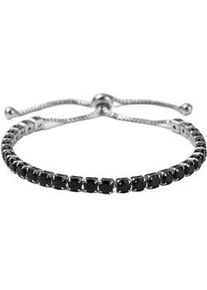 Armband Firetti "Schmuck Geschenk Kupfer Armschmuck Armkette", silberfarben, schwarz, schwarz, Armb&auml;nder, Damen, 23cm, Kupfer, Armband, Made in Germany - mit Zirkonia (synth.)