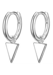 Glanzst&uuml;cke M&uuml;nchen Paar Creolen GLANZST&Uuml;CKE M&Uuml;NCHEN "Set: F695", silber, Ohrringe, Damen, 18,3, Silber 925 (Sterlingsilber), aus Sterling Silber