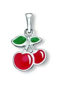 Kettenanh&auml;nger ONE ELEMENT "Kirsche Anh&auml;nger aus 925 Silber", silber, Schmuckanh&auml;nger, M&auml;dchen, Silber 925 (Sterlingsilber), Kettenanh&auml;nger, Dezente Symbolik &ndash; stilvoller Begleiter f&uuml;r jeden Anlass