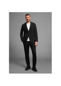 Anzug Bruno Banani "Packable Suit, Anzug", Herren, Gr. 48, U + N + S Gr, schwarz, Web, Obermaterial: 77% Polyester, 23% Elasthan. Futter Oberteil: 100% Polyester, unifarben, slim fit, Anz&uuml;ge, perfekt f&uuml;r Reisen immer Top gestylt ohne Knitterfalten