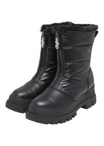 Stiefel Buffalo "Buffalo aspha quilt zip", Damen, Gr. 41, schwarz, Textil, unifarben, Schuhe Stiefel