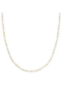 Perlenkette EASTSIDE "AV108", wei&szlig;, Halsketten, Damen, 40,0cm Basiskette + 5,0cm Verl&auml;ngerung, Edelstahl, Perlenkette, mit Perle