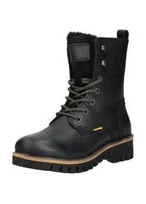 Schn&uuml;rstiefelette Camel Active "Camel Active Stiefelette Leder", Damen, Gr. 37, schwarz, Leder, Schuhe Schn&uuml;rstiefelette