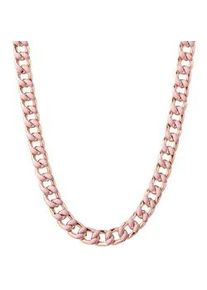 Panzerkette YOKOAMII "Y518", rosa (ros&eacute;gold), Halsketten, Damen, 40,0cm Basiskette + 5,0cm Verl&auml;ngerung, Panzerkette