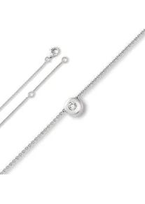 Silberkette ONE ELEMENT "Zirkonia Halskette aus 925 Silber 45 cm", silber, Halsketten, Damen, Silber 925 (Sterlingsilber), Silberkette, Kleines Statement &ndash; pers&ouml;nlich, stilvoll, alltagstauglich