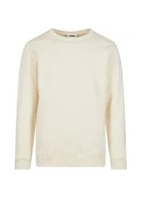 Sweater Urban Classics "Urban Classics Herren Organic Basic Crew", Herren, Gr. 4XL, sandwei&szlig;, 100% Baumwolle, unifarben, Rundhals, Sweatshirts Sweater