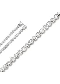 Silberarmband ONE ELEMENT "Zirkonia Armband aus 925 Silber 17 cm &Oslash; 5,4 mm", silber, Armb&auml;nder, Damen, mit Zirkonia, Silber 925 (Sterlingsilber), Silberarmband, Fein gefertigt &ndash; ein Zeichen mit besonderer Bedeutung