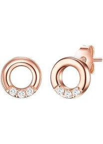 Glanzst&uuml;cke M&uuml;nchen Paar Ohrstecker GLANZST&Uuml;CKE M&Uuml;NCHEN "Set: GSM408", rosa (ros&eacute;gold, wei&szlig;), Ohrringe, Damen, 6,8,mit Zirkonia, Silber 925 (Sterlingsilber), aus Sterling Silber