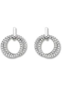 Paar Ohrh&auml;nger ONE ELEMENT "Zirkonia Kreise Ohrringe Ohrstecker aus 925 Silber", silber, Ohrringe, Damen, Damen, Silber 925 (Sterlingsilber), Dezente Symbolik &ndash; stilvoller Begleiter f&uuml;r jeden Anlass