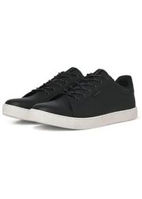 Jack & Jones Sneaker JACK & JONES "JFWTRENT", Herren, Gr. 44, anthrazit, Lederimitat, Schuhe Sneaker, mit Schn&uuml;rung