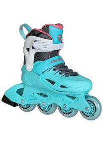 Inlineskates Powerslide "Stargaze Aqua" Gr. 33, wei&szlig;, Inlineskates_Rollschuhe, Kinder, 33/36 (bis 80 kg), Kunststoff