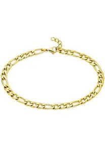 Fu&szlig;kette "Schmuck Geschenk Fusskettchen Edelstahl", gelbgoldfarben, ANISTON JEWELRY & WATCHES, Fu&szlig;ketten, Damen, Edelstahl