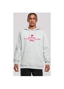 Kapuzenpullover F4NT4STIC "Kellogg's Breakfast Cereals Morning Lets Face It", Herren, Gr. M, grau (erdgrau), Obermaterial: 65% Baumwolle, 35% Polyester, slim fit, Pullover Kapuzenpullover, Premium Qualit&auml;t