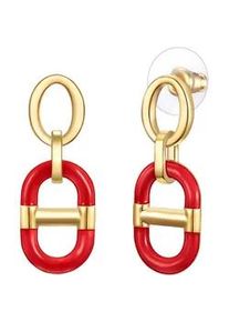 Lulu & Jane Paar Ohrh&auml;nger LULU & JANE "Set: AV173", gelbgold, Ohrringe, Damen, 34,6mm