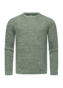 Strickpullover Ragwear "Aralt", Herren, Gr. XXL (56), gr&uuml;n (graugr&uuml;n), Material: 60% Baumwolle, 40% Acryl, gerade h&uuml;ftlang, Rundhals, &Auml;rmel ohne &Auml;rmelschlitz ohne B&uuml;ndchen, Pullover Strickpullover, stylischer Herren Sweatpullover mit Rippb&uuml;ndchen