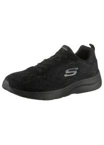 Sneaker Skechers "Dynamight 2.0 Homespun", Damen, Gr. 37, schwarz (schwarz uni), Textil, unifarben, Schuhe Sneaker, Trainingsschuh, Laufschuh, Schn&uuml;rschuh mit gepolstertem Schaftrand