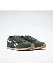 Sneaker Reebok CLASSIC "Reebok GLIDE LOW", Damen, Gr. 37,5, grit gr&uuml;n, grit gr&uuml;n, chalk, Leder, Synthetik, Textil, Schuhe Sneaker