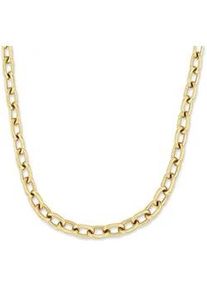 Edelstahlkette Copenhagen Studios "Schmuck Geschenk Halskette Basic Chunky", gelbgoldfarben, Halsketten, Damen, Edelstahl, L: 50 B: 8mm, Edelstahlkette, B:8mm