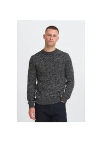Strickpullover Blend "BHDanno", Herren, Gr. XL, schwarz, Grobstrick, 70% Baumwolle (Recycled), 30% Polyester (Recycled), meliert, normal normal, Rundhals, Pullover Strickpullover, Klassischer Grobstrickpullover