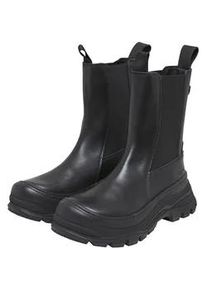 Stiefel Buffalo "Buffalo Buffalo roam chelsea", Damen, Gr. 39, schwarz, Leder, unifarben, Schuhe Stiefel