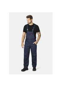 Arbeitslatzhose HERO by John Medoox "EDMONTON Basic Workwear Arbeits-Cargo-Latzhose", Herren, Gr. 54, L&auml;nge 32, blau (marine), Sweatware, 65% Polyester, 35% Baumwolle, gerade lang, Hosen, Arbeits-Cargo-Latzhose Funktionsqualit&auml;tf&uuml;r Herren