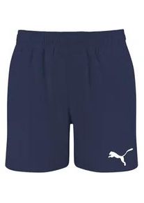 Badeshorts Puma, Herren, Gr. XS, N-Gr, blau (navy), Web, Polyester, unifarben, Badehosen Badeshorts, mit zeitlosem Design