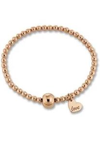 Silberarmband ONE ELEMENT "Herz Armband Kugelkette aus 925 Silber &Oslash; 54,0 mm mit Gummiband", silber, Armb&auml;nder, Damen, Silber 925 (Sterlingsilber), Silberarmband, Herzanh&auml;nger &ndash; Ausdruck von Liebe, perfekt zum Verschenken