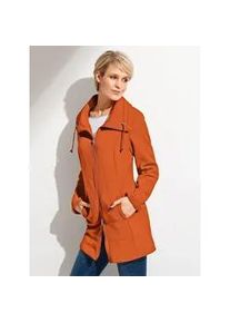 Fleecejacke Classic Basics, Damen, Gr. 40, orange (papaya), 100% Polyester, unifarben, Jacken Fleecejacke