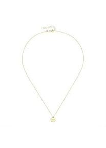 Goldkette Luigi Merano "mit Herz Love-Schrift, Gold 375", gold, Halsketten, Herren, 45cm, Gelbgold 375, Goldkette